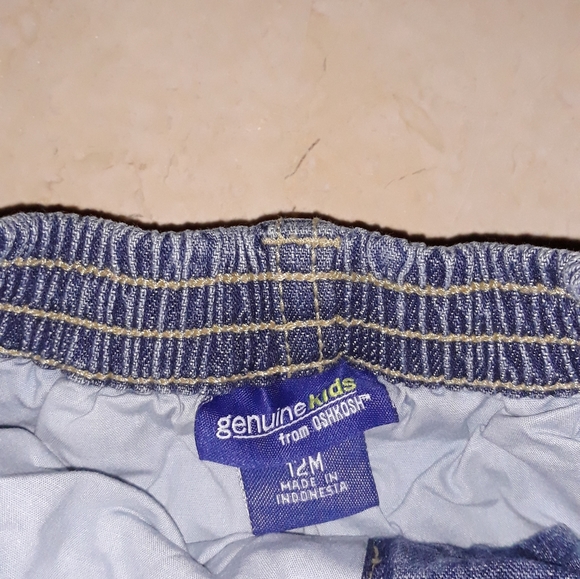 Genuine Kids Floral Jean Skirts w/Carter's Onesie - Picture 6 of 10